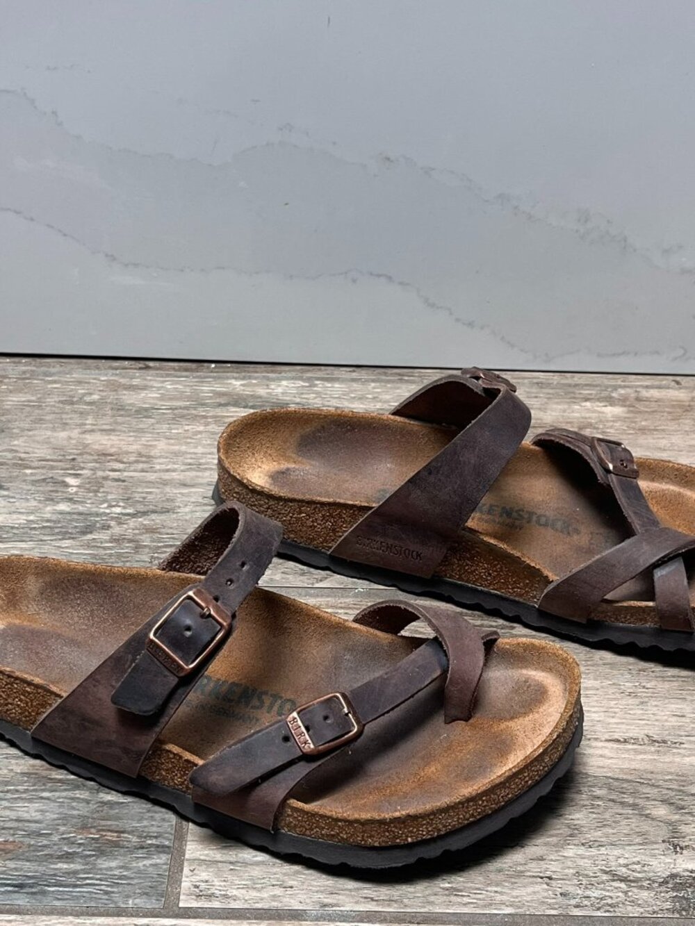 Birkenstock women's Mayari Sandals Mocha size EU 38 US 7.5